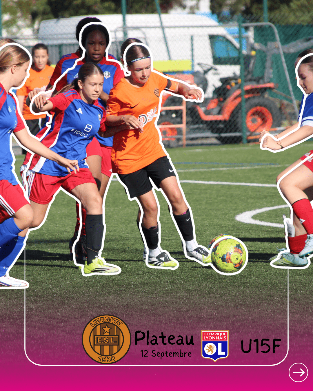 nos Ⓤ①⑤ ⒻⒺⓂⒾⓃⒾⓃⒺⓈ à L’OL ACADÉMIE !