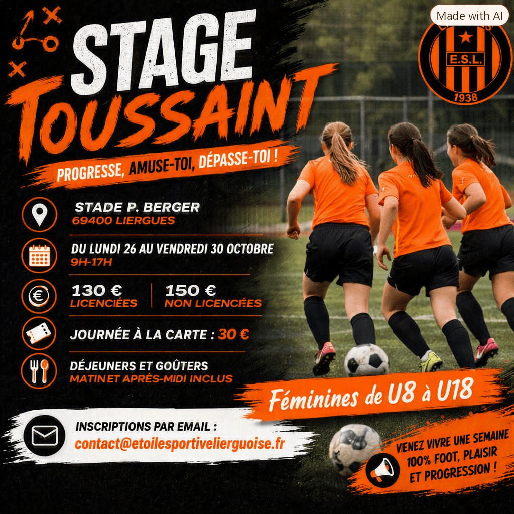 𝙎𝙏𝘼𝙂𝙀 2è𝙢𝙚 𝙨𝙚𝙢𝙖𝙞𝙣𝙚 𝙏𝙊𝙐𝙎𝙎𝘼𝙄𝙉𝙏 – 𝙁É𝙈𝙄𝙉𝙄𝙉𝙀𝙎 𝙐8 à 𝙐18